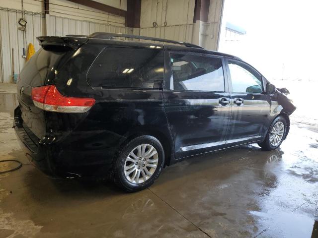 5TDYK3DC5CS197462 - 2012 TOYOTA SIENNA XLE BLACK photo 3