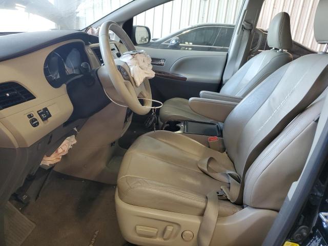 5TDYK3DC5CS197462 - 2012 TOYOTA SIENNA XLE BLACK photo 7