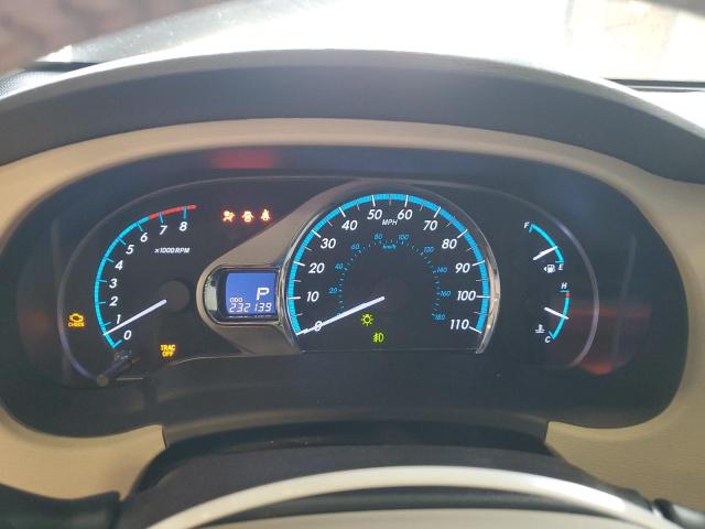 5TDYK3DC5CS197462 - 2012 TOYOTA SIENNA XLE BLACK photo 9