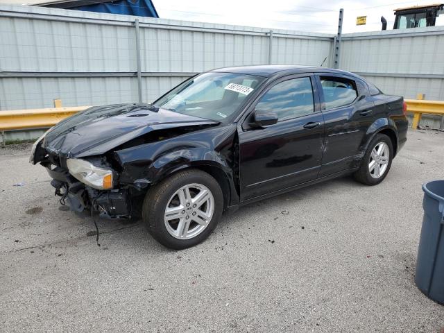 1C3CDZCG2DN663548 - 2013 DODGE AVENGER SXT BLACK photo 1