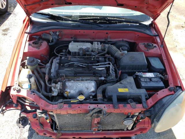 KMHCG45C45U657642 - 2005 HYUNDAI ACCENT GL RED photo 11