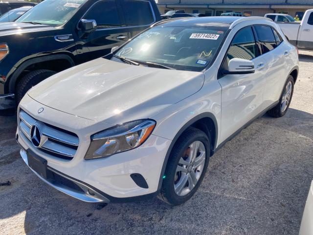 WDCTG4EB0FJ141321 - 2015 MERCEDES-BENZ GLA 250 WHITE photo 2