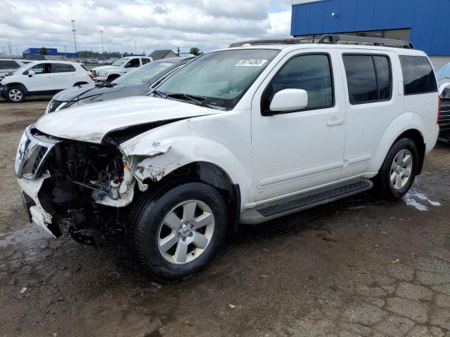 5N1AR18BX8C645881 - 2008 NISSAN PATHFINDER S WHITE photo 1