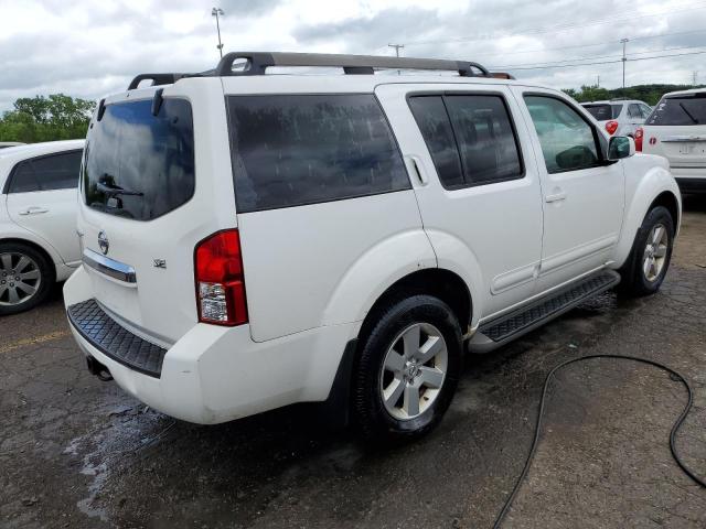 5N1AR18BX8C645881 - 2008 NISSAN PATHFINDER S WHITE photo 3