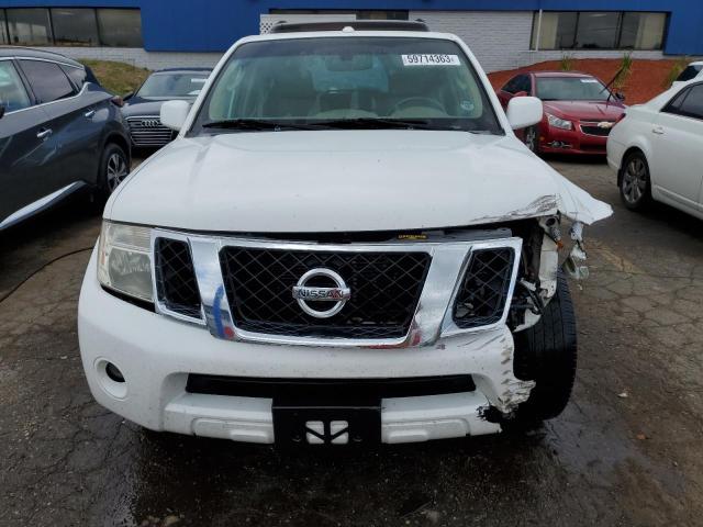 5N1AR18BX8C645881 - 2008 NISSAN PATHFINDER S WHITE photo 5