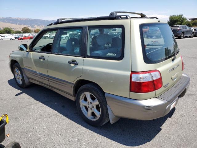 JF1SF65522H748919 - 2002 SUBARU FORESTER S GOLD photo 2