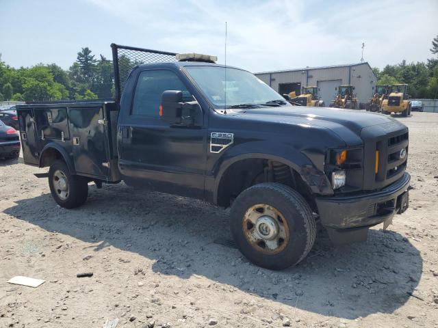 1FDWF31559EA10748 - 2009 FORD F350 SUPER DUTY BLACK photo 4