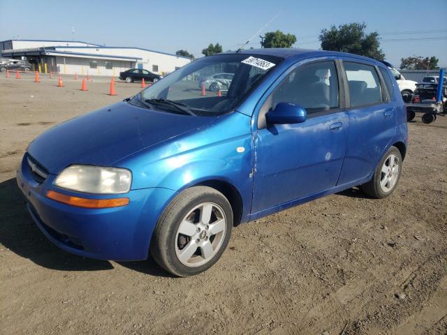 KL1TD66698B085296 - 2008 CHEVROLET AVEO BASE BLUE photo 1