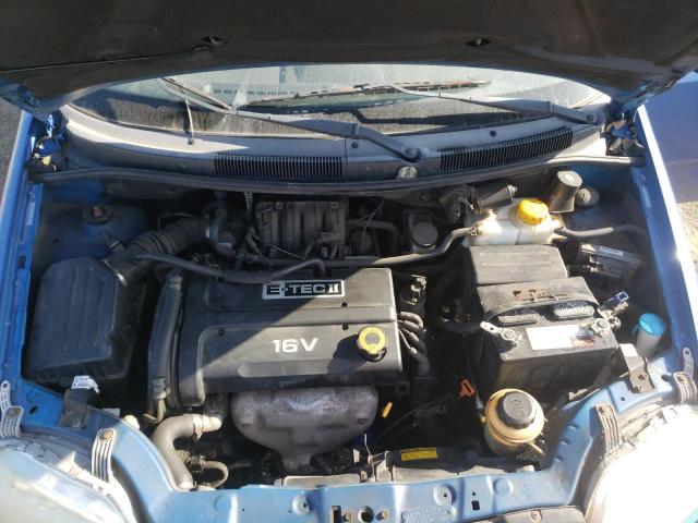 KL1TD66698B085296 - 2008 CHEVROLET AVEO BASE BLUE photo 11