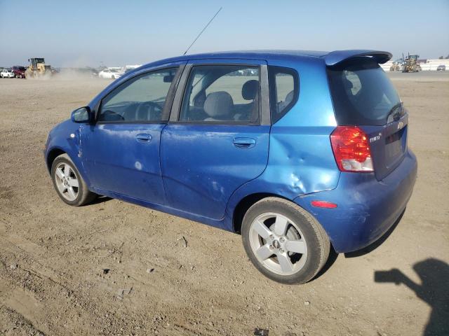 KL1TD66698B085296 - 2008 CHEVROLET AVEO BASE BLUE photo 2