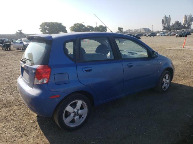 KL1TD66698B085296 - 2008 CHEVROLET AVEO BASE BLUE photo 3