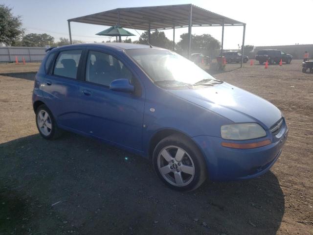 KL1TD66698B085296 - 2008 CHEVROLET AVEO BASE BLUE photo 4
