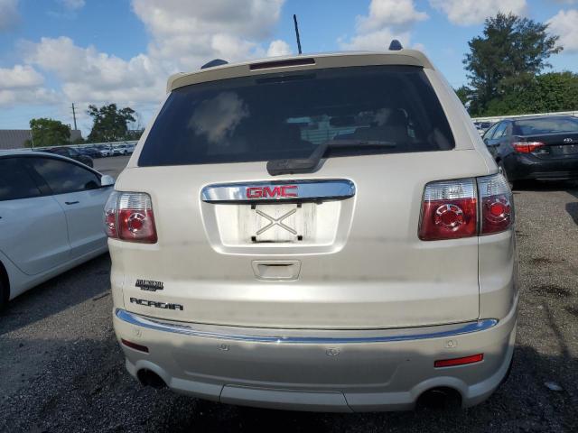 1GKKRTEDXBJ209145 - 2011 GMC ACADIA DENALI WHITE photo 6