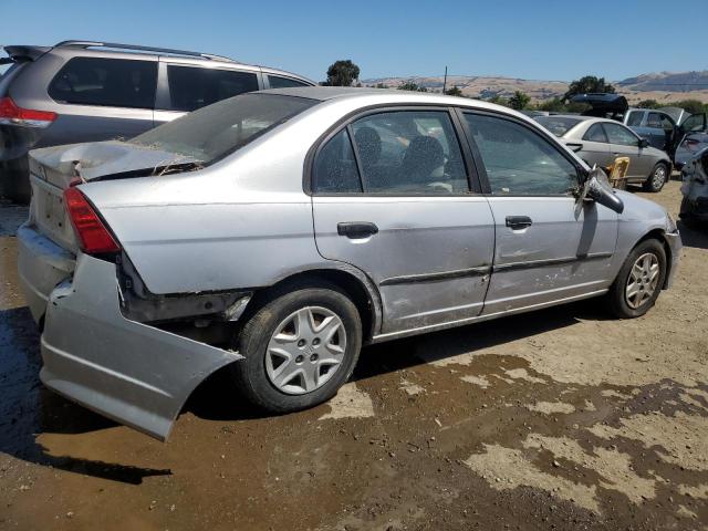 1HGES16375L029672 - 2005 HONDA CIVIC DX VP SILVER photo 3