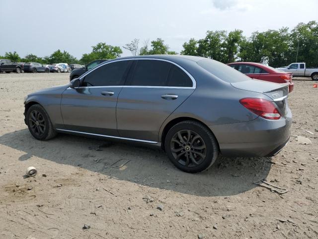 55SWF4KB7JU247886 - 2018 MERCEDES-BENZ C 300 4MATIC GRAY photo 2