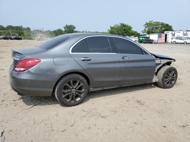 55SWF4KB7JU247886 - 2018 MERCEDES-BENZ C 300 4MATIC GRAY photo 3