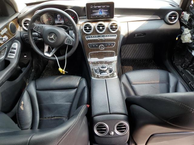 55SWF4KB7JU247886 - 2018 MERCEDES-BENZ C 300 4MATIC GRAY photo 8