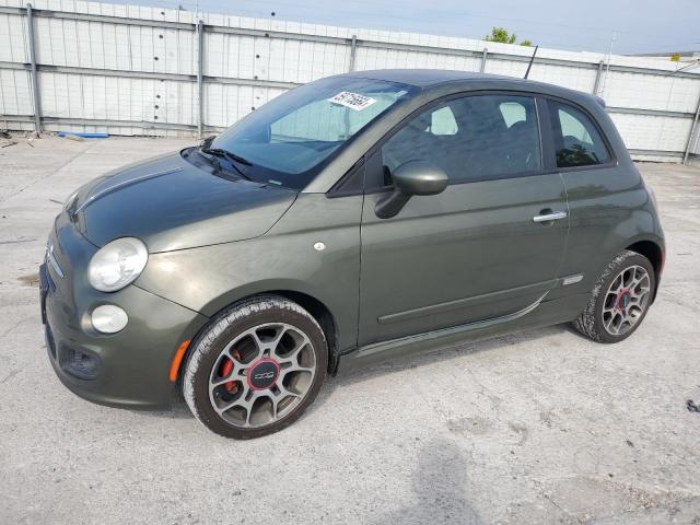 3C3CFFBR3CT110157 - 2012 FIAT 500 SPORT GREEN photo 1