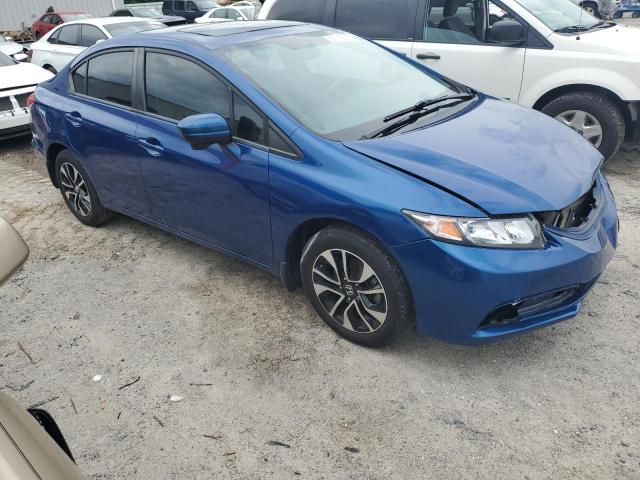 19XFB2F86FE053301 - 2015 HONDA CIVIC EX BLUE photo 4