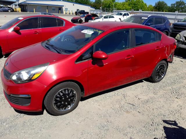 KNADM4A3XH6038203 - 2017 KIA RIO LX RED photo 1