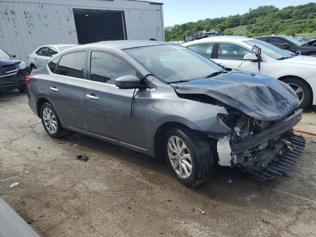 3N1AB7AP8KL625645 - 2019 NISSAN SENTRA S GRAY photo 4