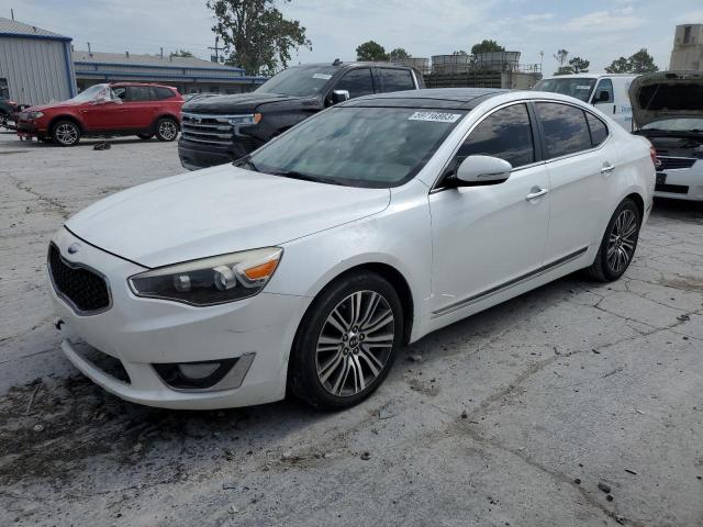 KNALN4D71E5120930 - 2014 KIA CADENZA PREMIUM WHITE photo 1