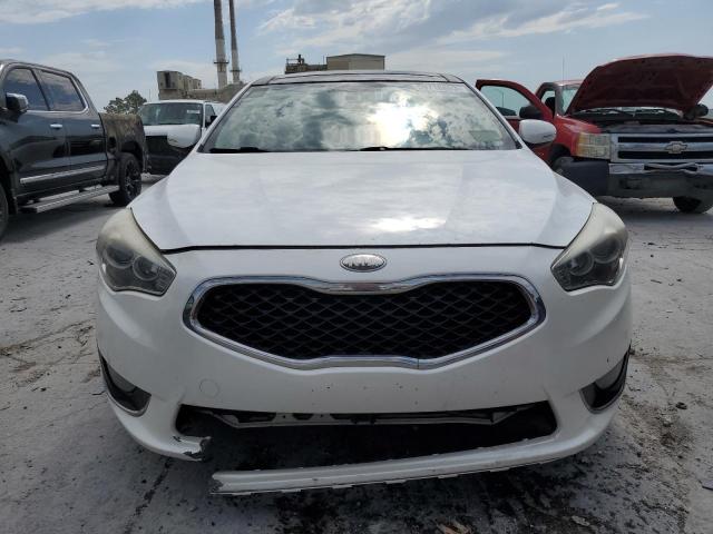 KNALN4D71E5120930 - 2014 KIA CADENZA PREMIUM WHITE photo 5