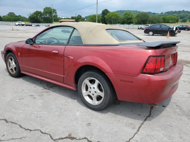 1FAFP444X3F319309 - 2003 FORD MUSTANG RED photo 2