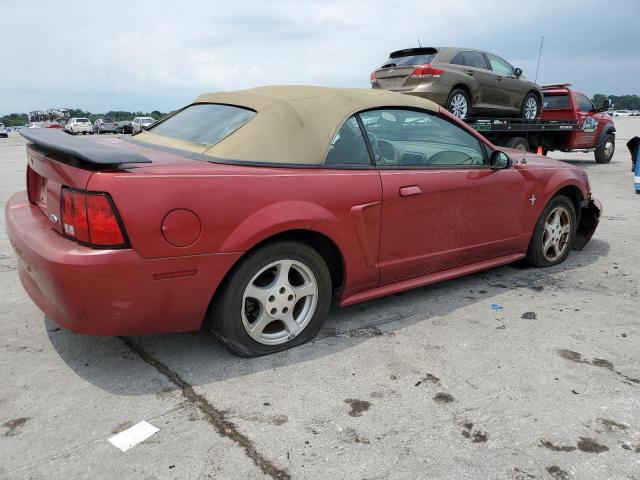 1FAFP444X3F319309 - 2003 FORD MUSTANG RED photo 3