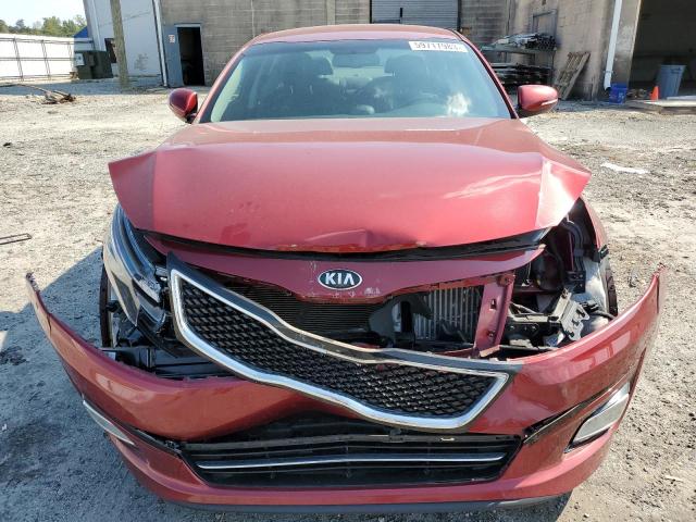 5XXGR4A62FG369979 - 2015 KIA OPTIMA SX RED photo 5