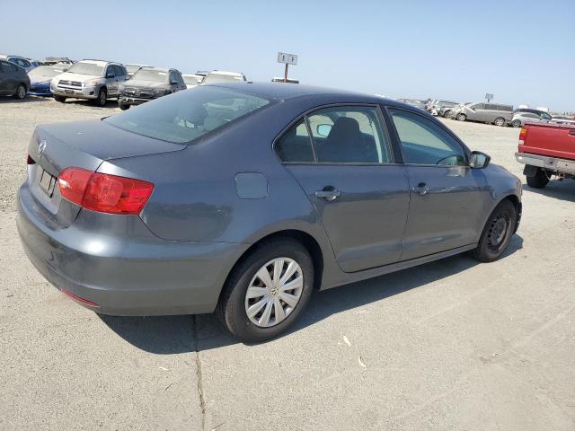 3VW1K7AJ8CM466434 - 2012 VOLKSWAGEN JETTA BASE ნაცრისფერი ფოტო 3