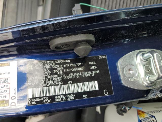 JTEMU5JR1P6139394 - 2023 TOYOTA 4RUNNER SE BLUE photo 14