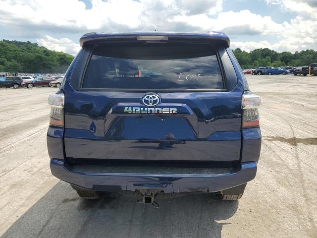 JTEMU5JR1P6139394 - 2023 TOYOTA 4RUNNER SE BLUE photo 6