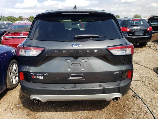 1FMCU9DZXLUB26891 - 2020 FORD ESCAPE TITANIUM GRAY photo 6