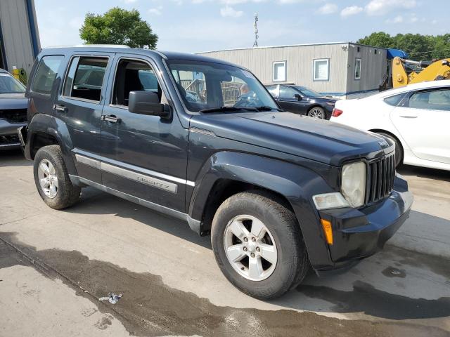 1C4PJMAKXCW103253 - 2012 JEEP LIBERTY SPORT BLACK photo 4