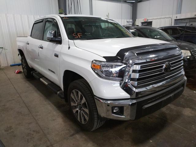 5TFHW5F1XJX763845 - 2018 TOYOTA TUNDRA CREWMAX LIMITED WHITE photo 1