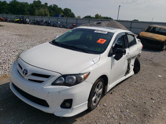 2T1BU4EE9CC772712 - 2012 TOYOTA COROLLA L/ BASE WHITE photo 1