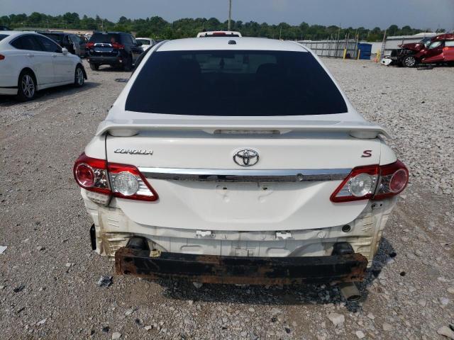 2T1BU4EE9CC772712 - 2012 TOYOTA COROLLA L/ BASE WHITE photo 6