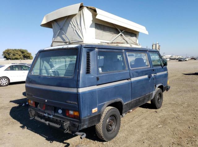 WV2YB0257EH094488 - 1984 VOLKSWAGEN VANAGON BUS BLUE photo 3