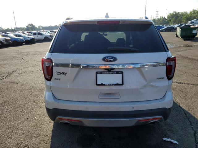 1FM5K8D8XHGE34312 - 2017 FORD EXPLORER XLT WHITE photo 6