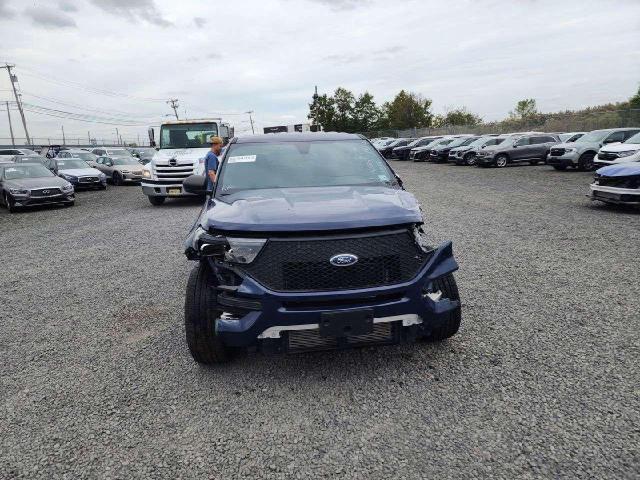 1FM5K8AB3MGB21709 - 2021 FORD EXPLORER POLICE INTERCEPTOR 蓝色 照片 5