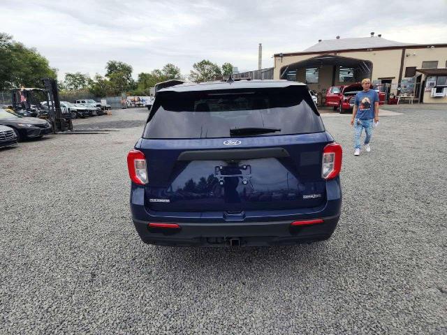 1FM5K8AB3MGB21709 - 2021 FORD EXPLORER POLICE INTERCEPTOR 蓝色 照片 6