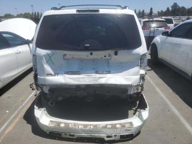 5FNYF3H4XBB049320 - 2011 HONDA PILOT EX WHITE photo 6