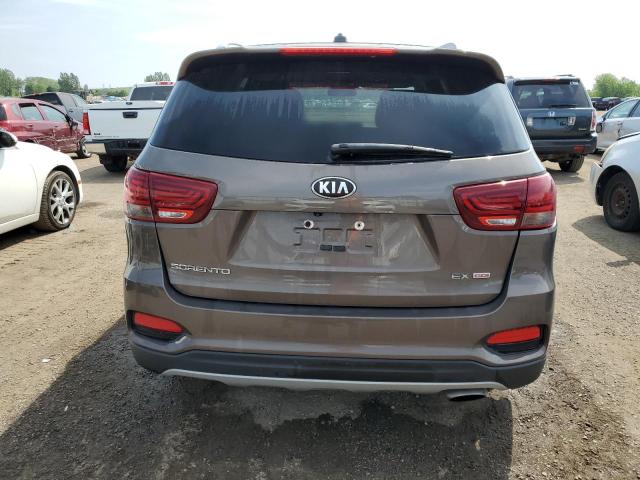 5XYPHDA39KG597881 - 2019 KIA SORENTO EX BROWN photo 6