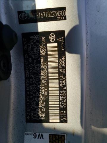 JTKDE167180234200 - 2008 TOYOTA SCION TC 银色 照片 12