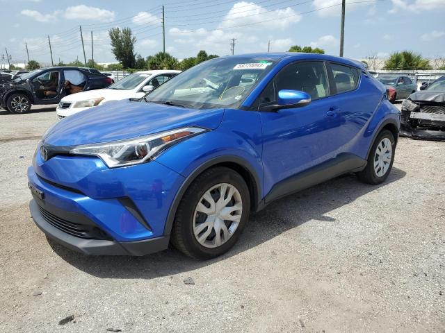 JTNKHMBX1K1049834 - 2019 TOYOTA C-HR XLE BLUE photo 1