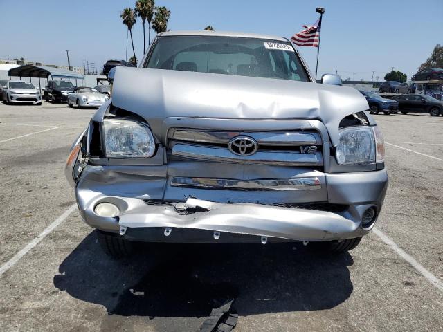 5TBET34156S553968 - 2006 TOYOTA TUNDRA DOUBLE CAB SR5 SILVER photo 5