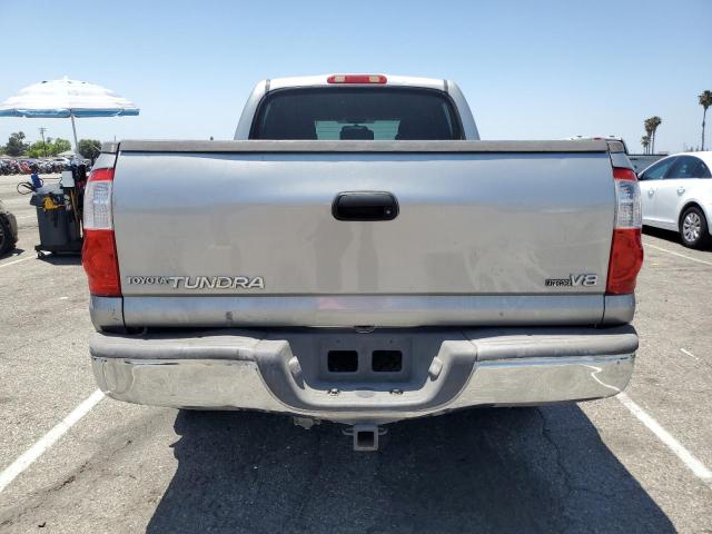 5TBET34156S553968 - 2006 TOYOTA TUNDRA DOUBLE CAB SR5 SILVER photo 6