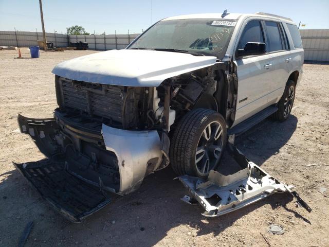 1GNSKCKJ9KR112294 - 2019 CHEVROLET TAHOE K1500 PREMIER GRAY photo 2