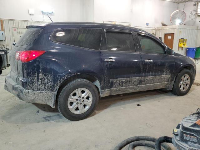 1GNLVEED3AJ224633 - 2010 CHEVROLET TRAVERSE LS BLUE photo 3